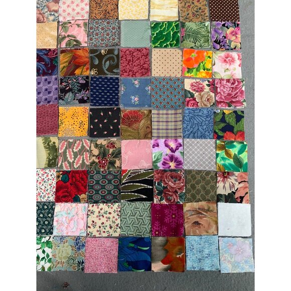198 Precut 2" Cotton Quilting Fabric Squares Sewing - Picture 4 of 9